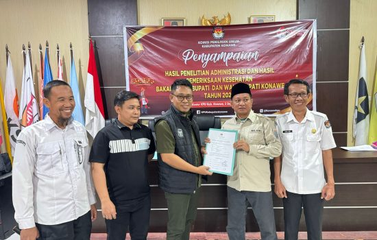Hasil Penelitian Administrasi dan Pemeriksaan Kesehatan di Terima Tim LO Pasangan HADIR