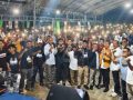 Diguyur Hujan, Ribuan Warga Antusias Hadir di Pengukuhan Tim Pemenangan Sumarling - Timber di Batuputih