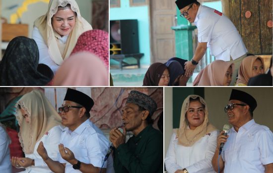 Silaturahmi di Ponpes Al Anshor, Harmin dan Dessy Didoakan jadi Bupati dan Wakil Bupati Konawe