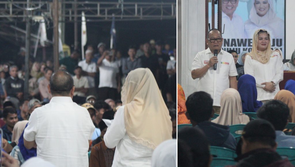 Pasangan HADIR Gelar Silaturahim di Abuki, Warga : Kami Bangga Punya Calon Bupati Putra Abuki