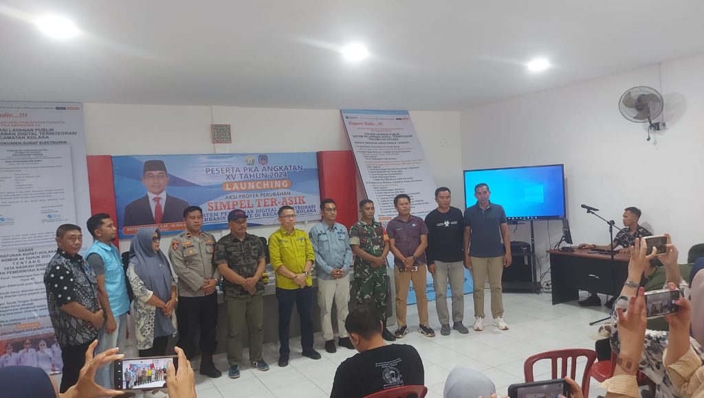 Camat Kolaka Launching Aplikasi Simpel Ter-asik