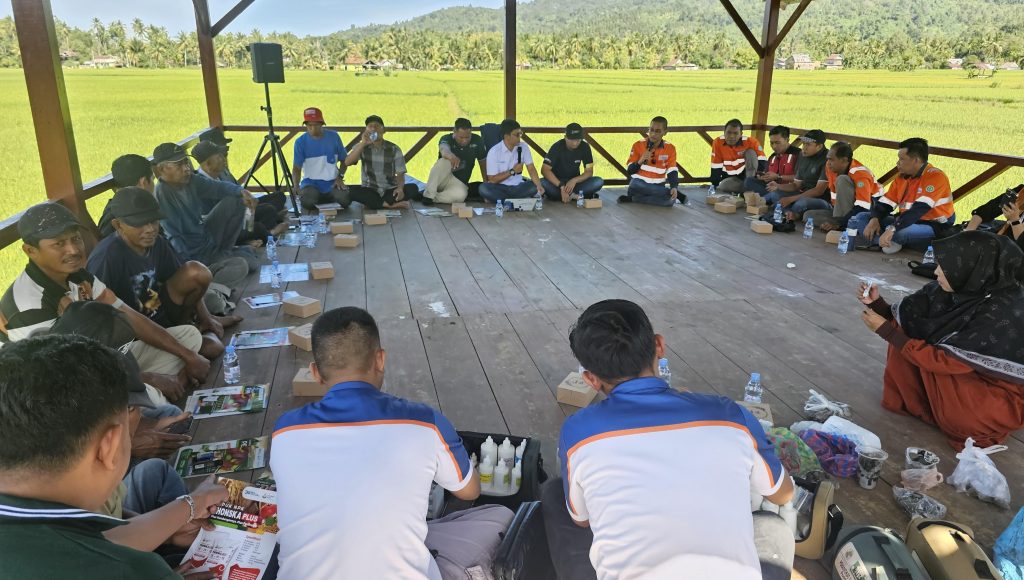 Kolaborasi Ceria dan Petrokimia Gresik Sosialisasi Budidaya Pertanian di Wolo