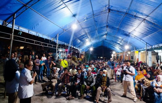 Pasangan Harmin-Dessy di Sambut Ratusan Warga Besulutu