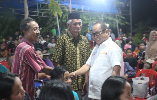 Paslon HADIR Lakukan Silaturahmi, Harmin Ramba: Jangan Lupa Bahagia, Stop Mososangge