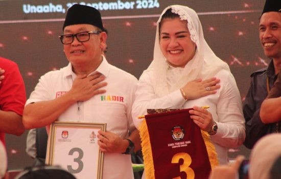 Pasangan HADIR Dapat Urut Tiga, Harmin: Miliki Makna Luar Biasa