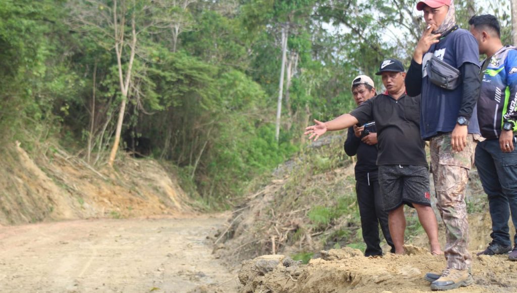 Kondisi jalan setelah di perbaiki