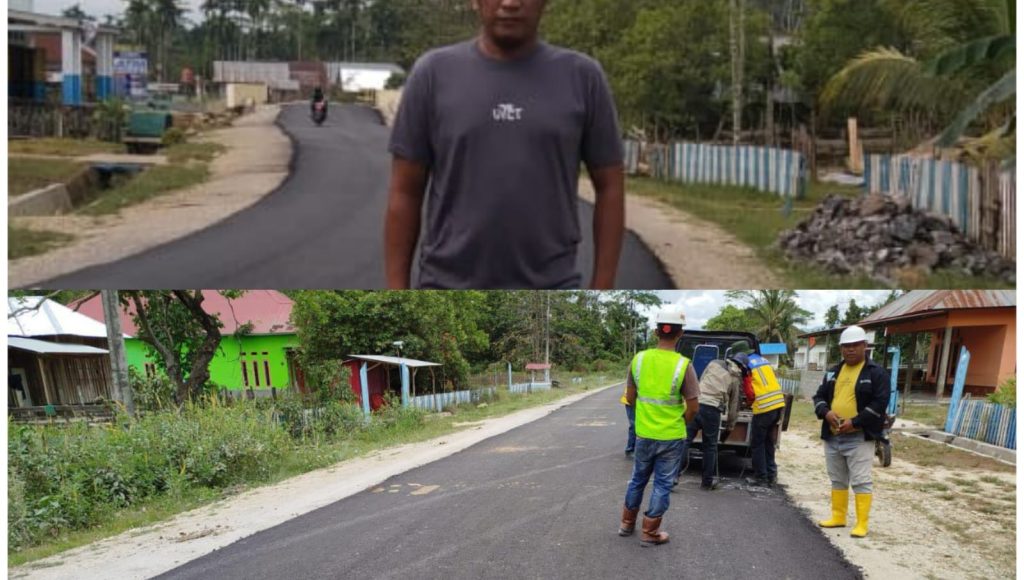 Berkat Harmin Ramba, Warga Lawulo Andabia Nikmati Jalan Aspal
