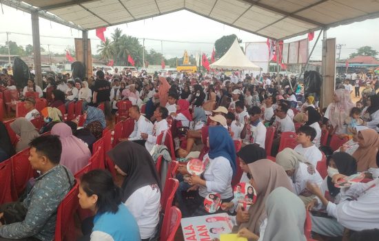 Yudhianto-Nirna Sampaikan 7 Program Menyala Dalam Kampanye Terbatas di Baruga