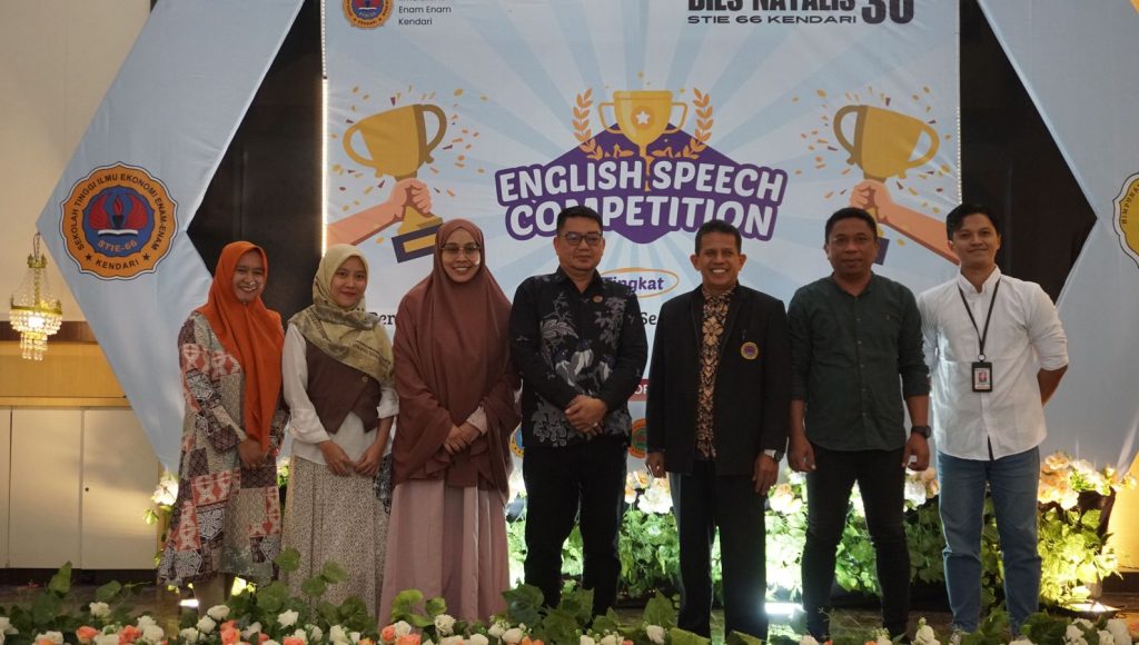 STIE 66 Kendari Gelar English Speech Competition dalam Rangka Dies Natalis ke-30