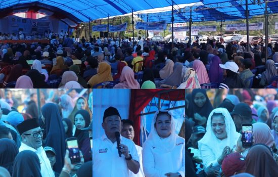 Hujan dan Angin Kencang, Ribuan Warga Tetap Ikuti Kampanye HADIR