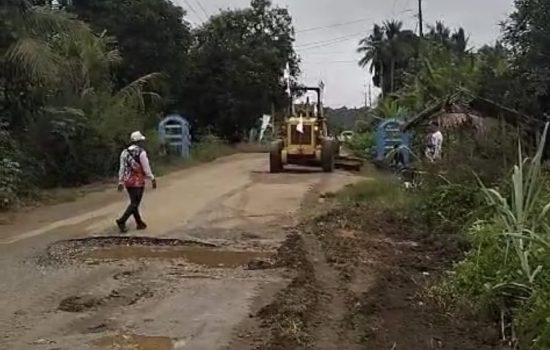 Jalan Lambuya &ndash; Motaha Mulai di Kerjakan DPD Gerindra Sultra