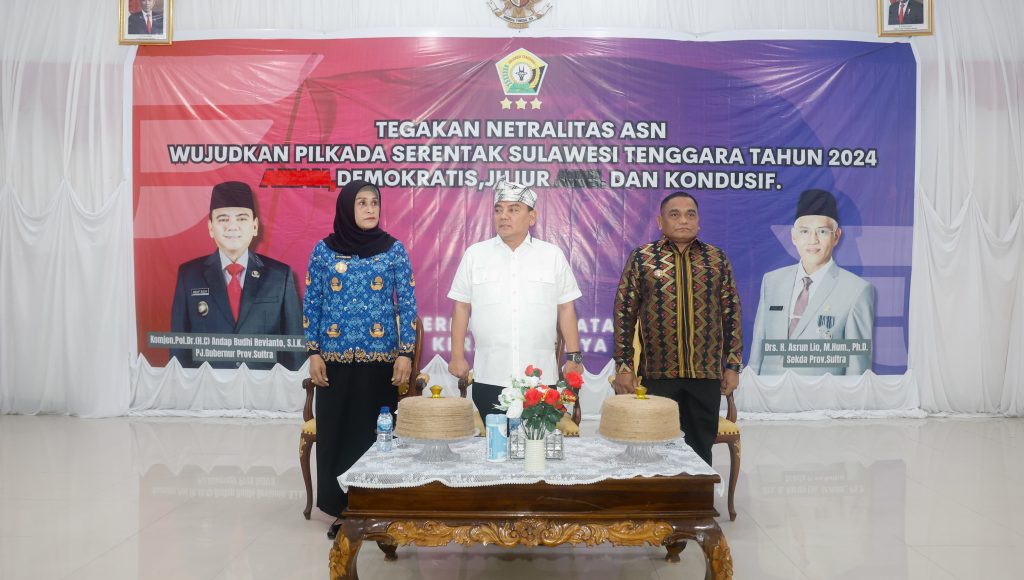 Kunker Ke Kabupaten Muna, Pj Gubernur : Netralitas ASN Harga Mati