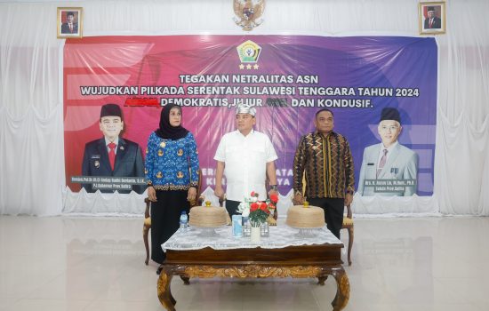 Kunker Ke Kabupaten Muna, Pj Gubernur : Netralitas ASN Harga Mati