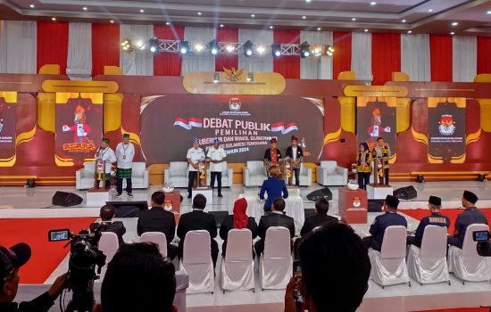 KPU Sultra Gelar Debat Perdana Paslon Gubernur dan Wakil Gubernur di Kota Baubau