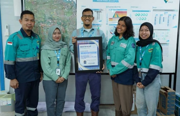 Tegas dalam Penanggulangan Penyakit Menular, PT Vale IGP Morowali Raih Penghargaan ADINKES 2024