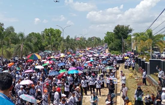 Beri Dukungan ke Supriyani, Ribuan Guru hingga Ormas Padati PN Andoolo