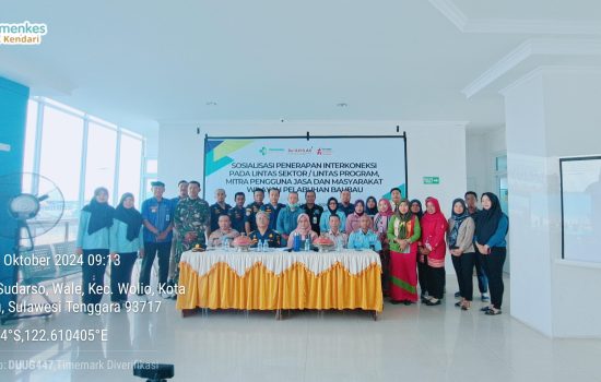 UPP Baubau Gelar Sosialisasi Interkoneksi Cegah KLB & Pengendalian Risiko Kesehatan