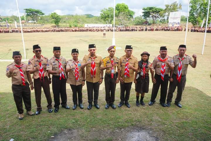 Tanamkan Nilai Persatuan Dalam Kemah Haroana Baubau 2024 di Bumper Samparona 