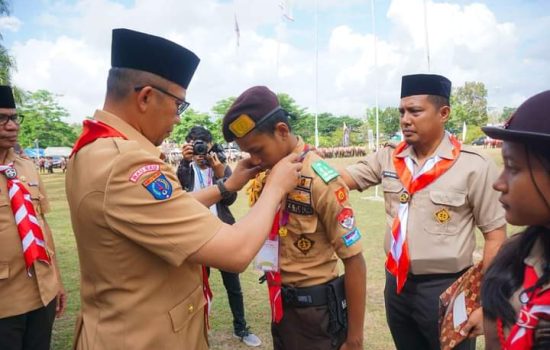 Tanamkan Nilai Persatuan Dalam Kemah Haroana Baubau 2024 di Bumper Samparona