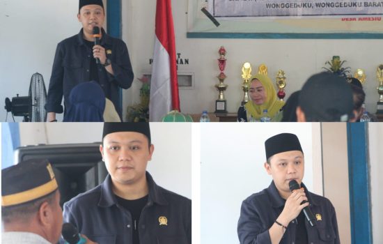 Anggota DPRD Konawe Teguh Rahmat Gelar Reses di Pondidaha