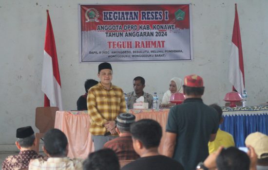 Anggota DPRD Konawe Teguh Rahmat Gelar Reses Terakhir di Desa Lambangi