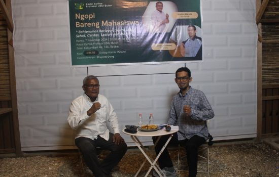 Ngopi Bareng UMU Buton, Ulas Program “Bahteramas Berlayar, Sultra Maju, Sehat, Cerdas, Lestari dan Mandiri”