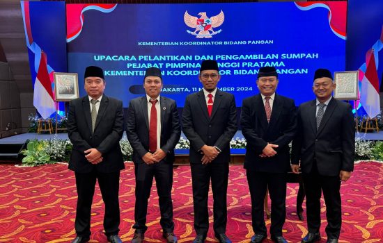 Menteri Koordinator Bidang Pangan Tunjuk Muh Rasman Jadi Asdep