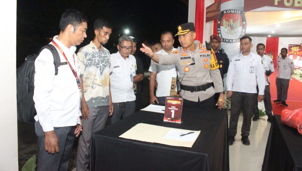 Polres Baubau Gunakan Metode Three Zone Amankan Debat Publik Pilwali