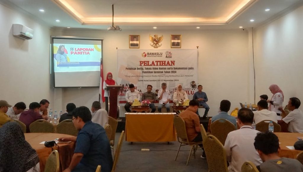 Bawaslu Sultra Tingkatkan Keterampilan Humas Lewat Pelatihan Jurnalistik