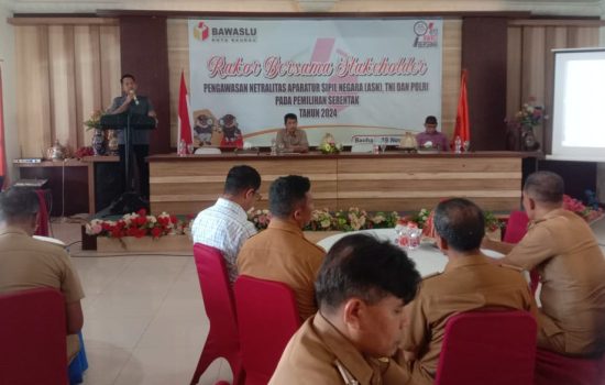 Bawaslu Baubau Gelar Sosialisasi Netralitas ASN
