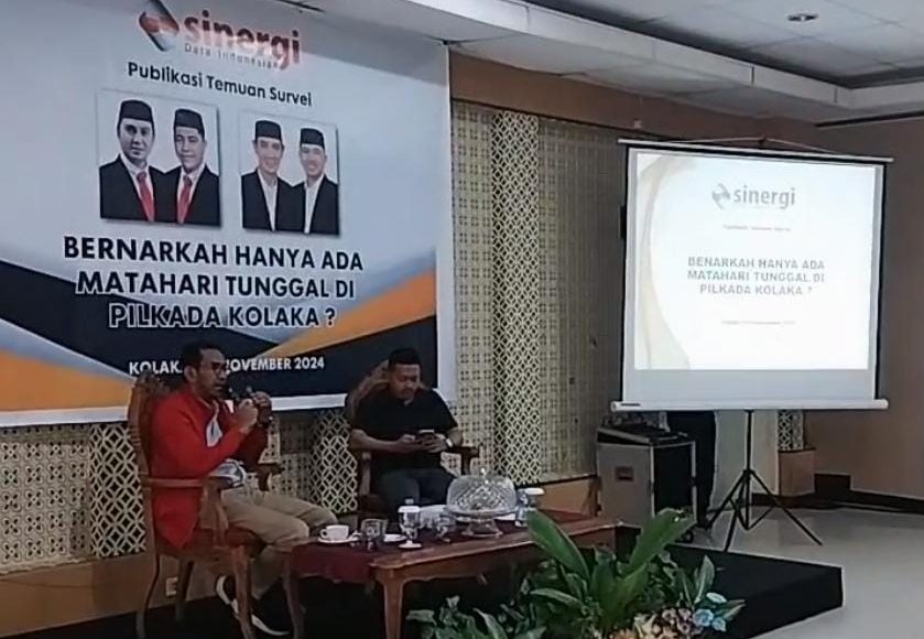 Dalam Rilis SDI Paslon BERAMAL Unggul di Pilkada Kolaka