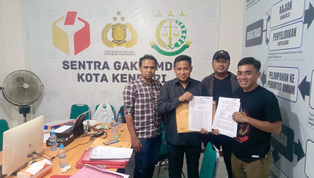 Tim Hukum Yudhi-Nirna Laporkan Dugaan Pelanggaran Pilwali Kendari ke Bawaslu, Minta PSU