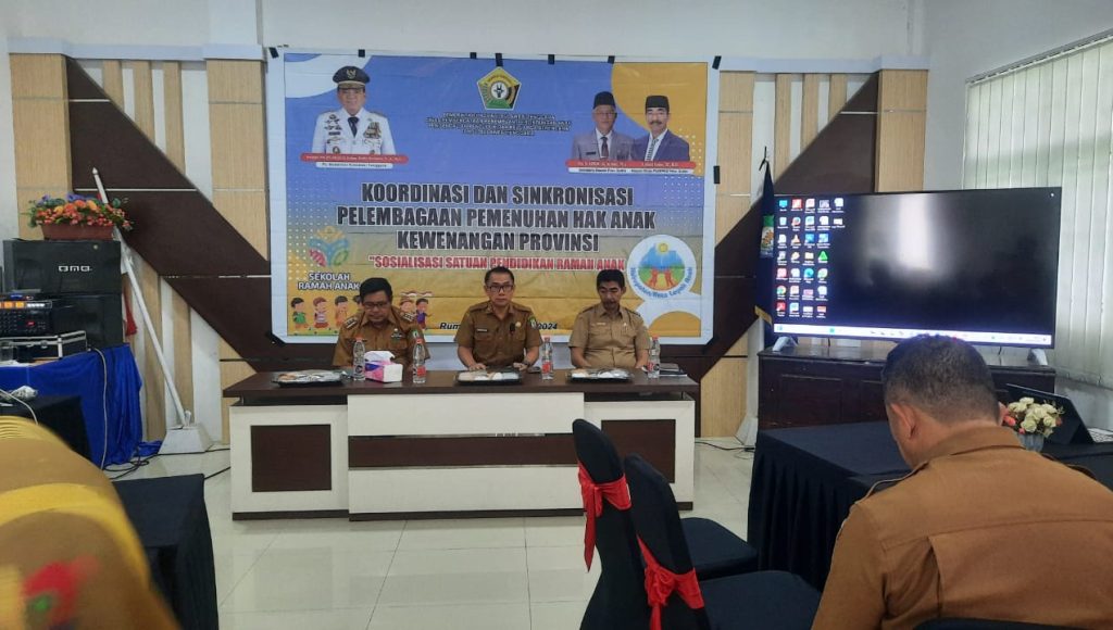 Dinas P3APPKB Sultra Sosialisasi Sekolah Ramah Anak