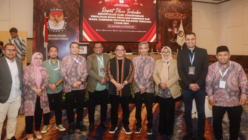 Tinjau Rapat Pleno Penetapan Hasil Rekapitulasi Suara, Pj Gubernur : Tetap Jaga Kondusivitas