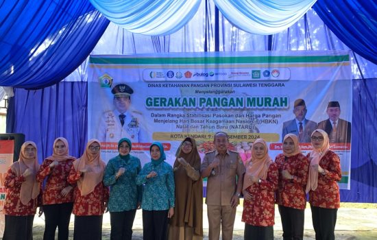 Dinas Ketahanan Pangan Sultra Gelar Gerakan Pangan Murah untuk Stabilkan Harga Jelang Nataru