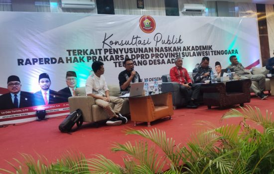 Ranperda Desa Adat Menjaga Kearifan Lokal Sulawesi Tenggara