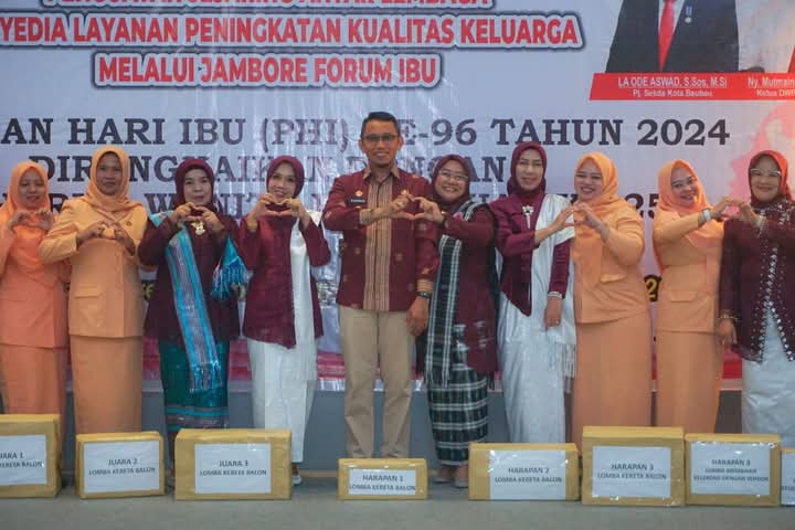 Melalui Hari Ibu, Kota Baubau Berdayakan Potensi Keluarga