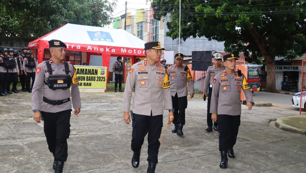 Jelang Perayaan Natal 2024 Polres Baubau Gelar Sterilisasi di Gereja