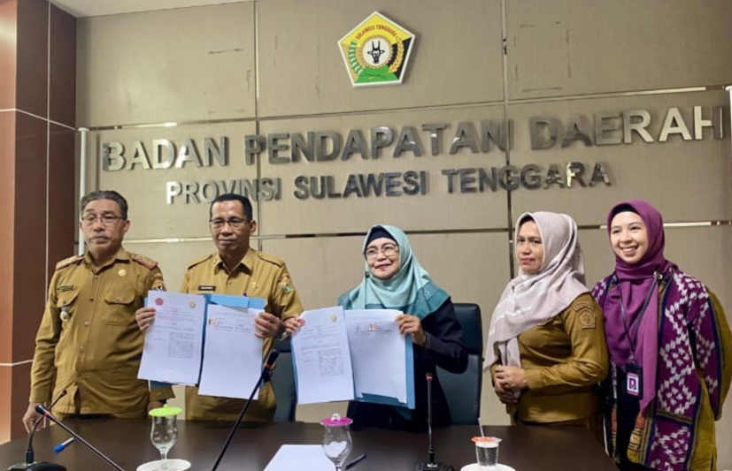 Mahasiswa KKN Kelompok 10 F.Hum Unsultra dan Bapenda Gelar Sosialisasi Pajak