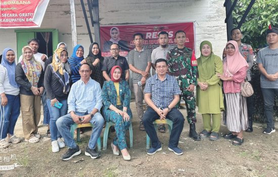 Tia Roysman Sekertaris Komisi II DPRD Sultra Reses dengan Menyasar Desa Lampeantani dan Rarowatu. Bombana