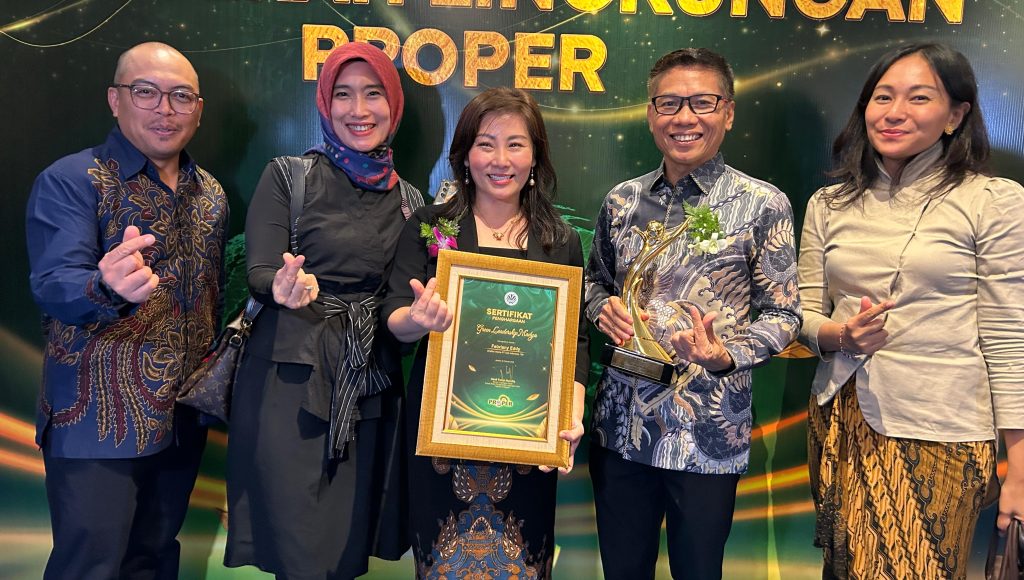 PT Vale Perusahaan Nikel Pertama di Indonesia Raih PROPER Emas 2024 dan Green Leadership Award