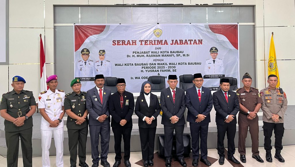 Wali Kota Baubau Paparkan Program Kerja di Momen Sertijab