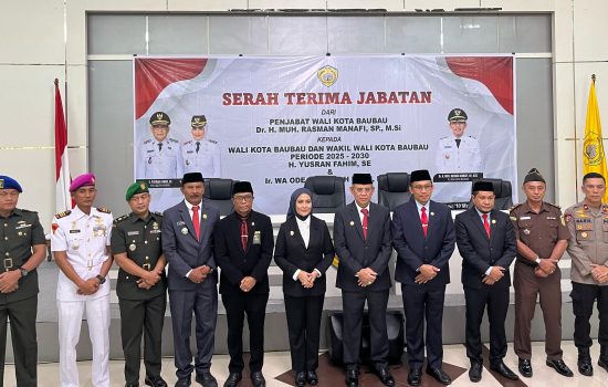 Wali Kota Baubau Paparkan Program Kerja di Momen Sertijab