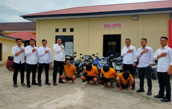 Empat Pelaku Curanmor di Amankan Tim Resmob Polres Konawe