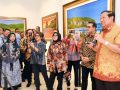 Sambut KemenEkraf di Cikeas Art Gallery SBY Jelaskan Karya Lukisan, Musik, Puisi Hingga Novel