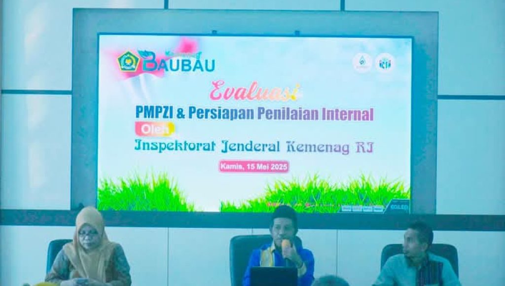 Kemenag Baubau Libatkan Seluruh Jajarannya Evaluasi PMPZI dan Persiapan Penilaian