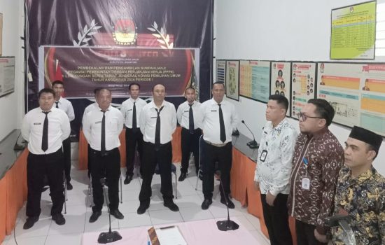 8 Pegawai P3K KPU Wakatobi Resmi Lantik