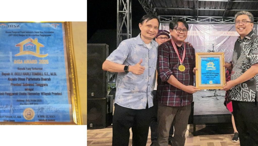 Raih Penghargaan Nasional IHSA Award 2025, 2 Sosok ini Harumkan Nama Sultra