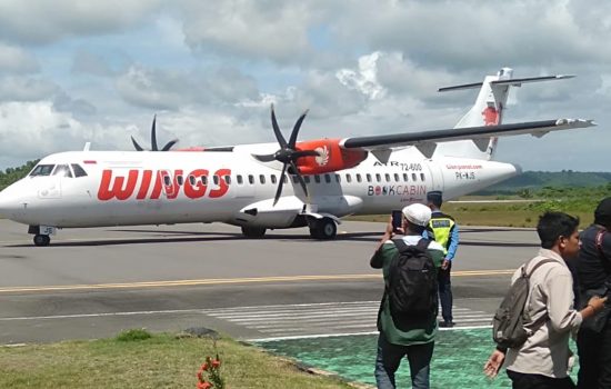 Dampak Rute Morowali-Kendari Sepi, Penerbangan ke Wakatobi Kembali Berhenti