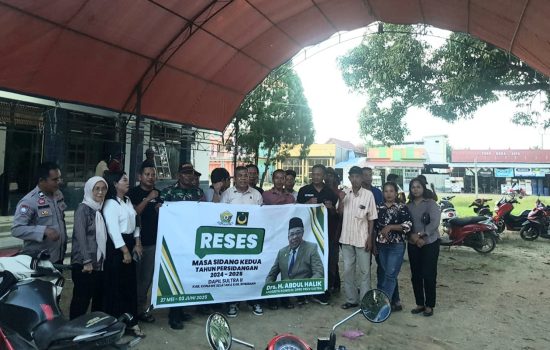 Anggota DPRD Sultra, Abdul Halik, Serap Aspirasi Masyarakat Konawe Selatan
